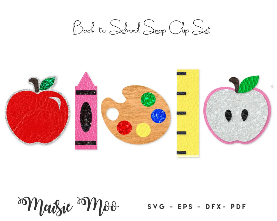 Back to School Snapclip - Maisie Moo