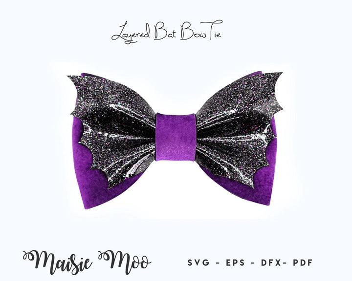 Bat Bow Tie Duo - Maisie Moo