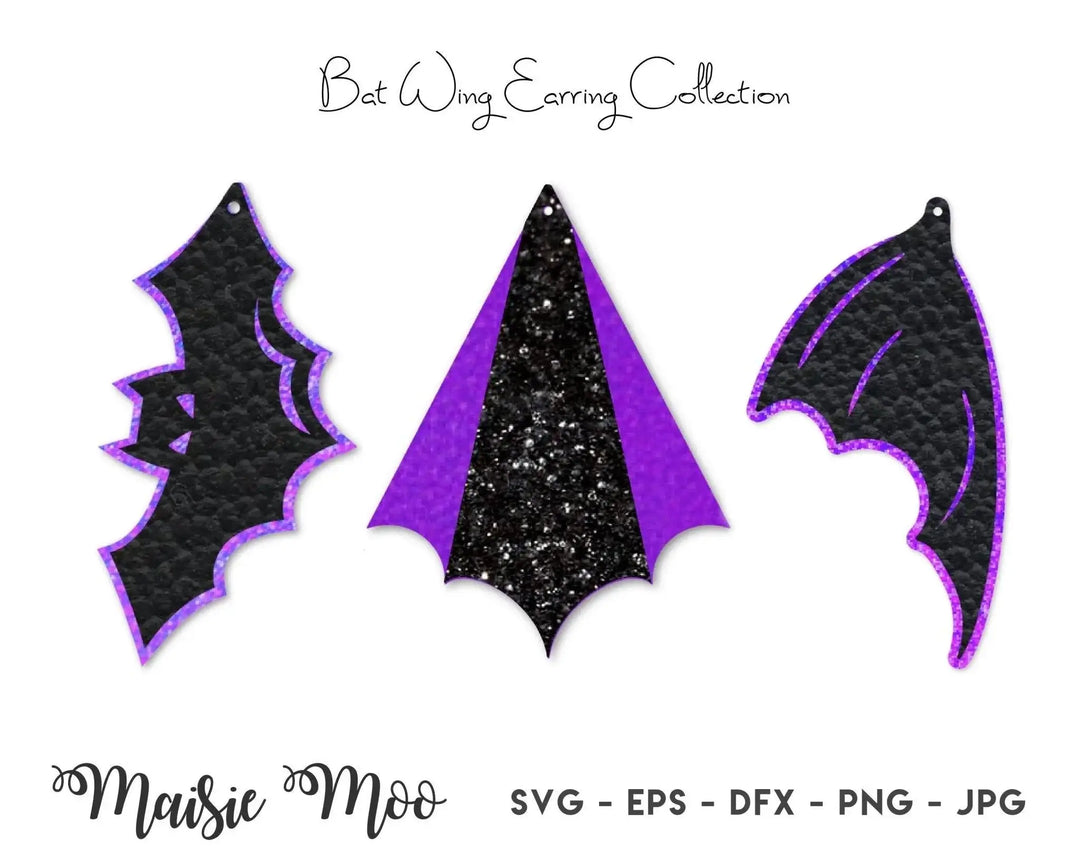 Bat Wing Earring Collection - Maisie Moo