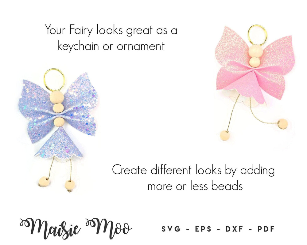Beaded Fairy Keychain Ornament - Maisie Moo