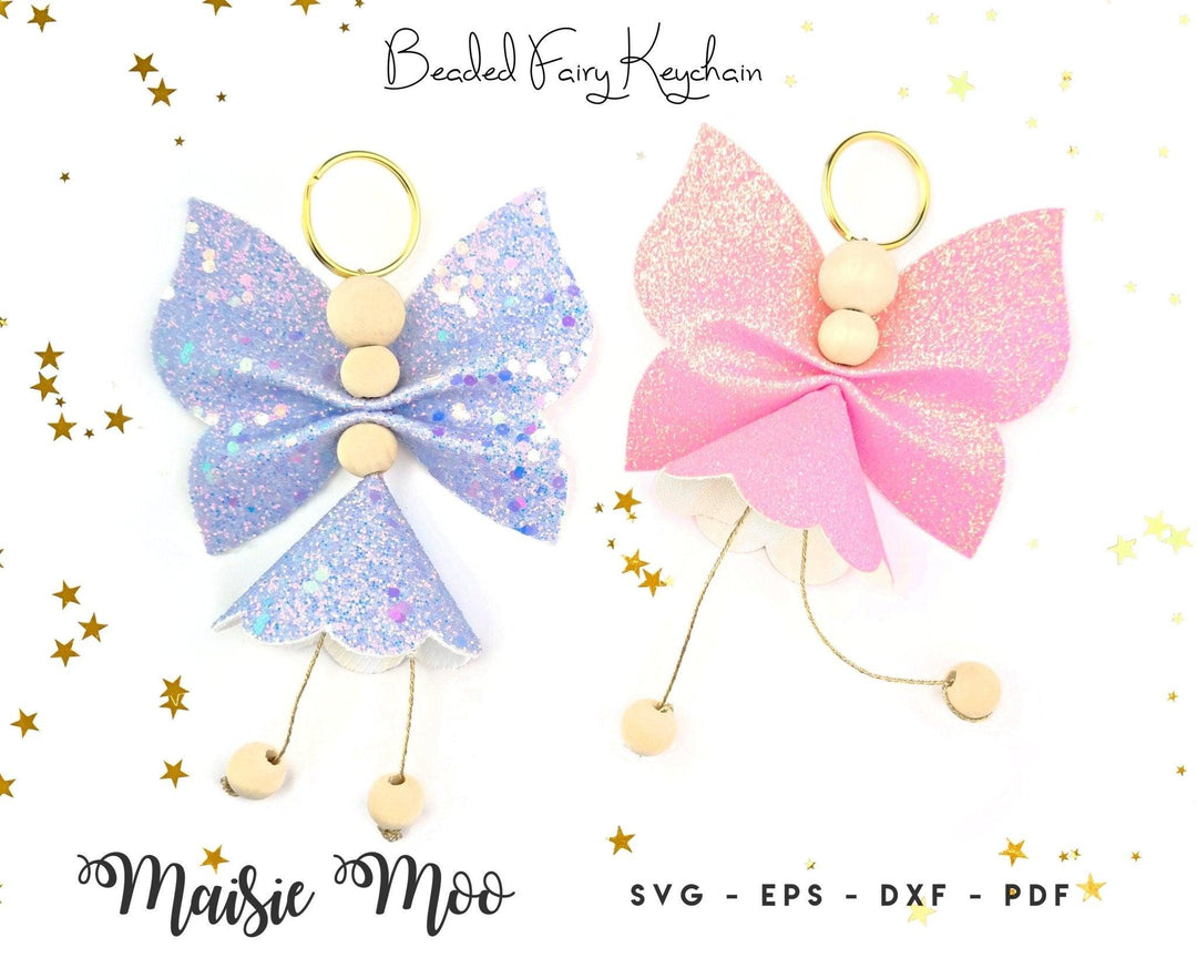 Beaded Fairy Keychain Ornament - Maisie Moo