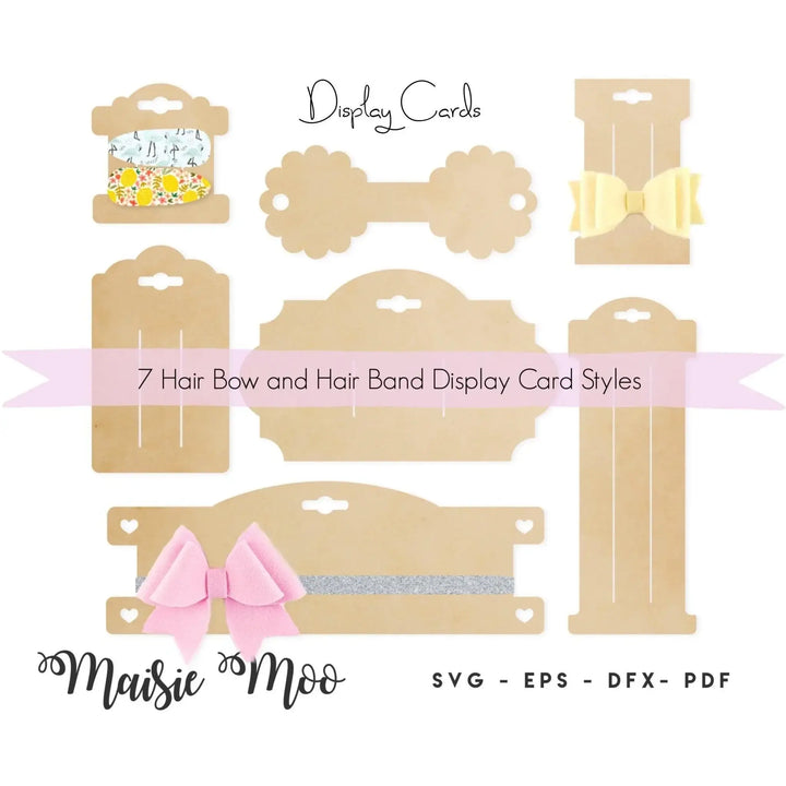 Bow Display Card Bundle - Maisie Moo