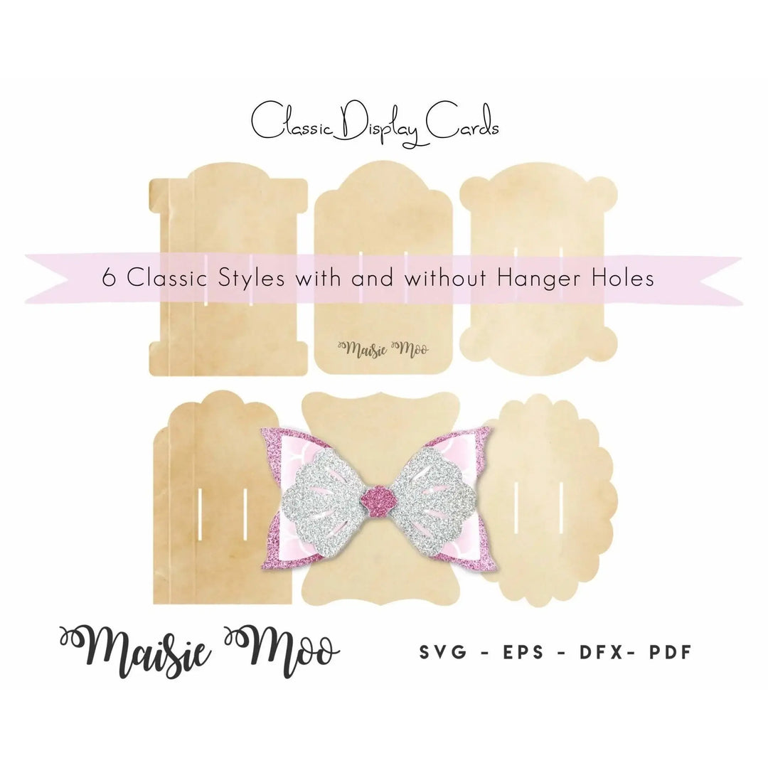 Bow Display Card Bundle - Maisie Moo