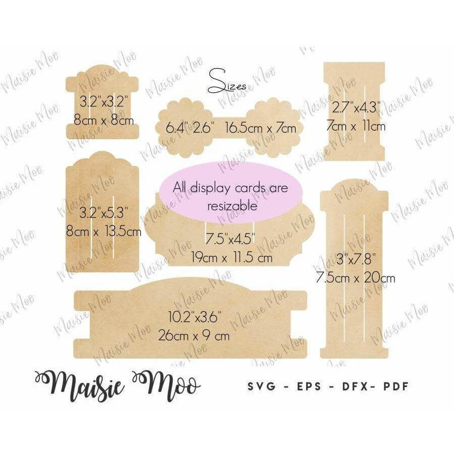 Bow Display Card Bundle - Maisie Moo