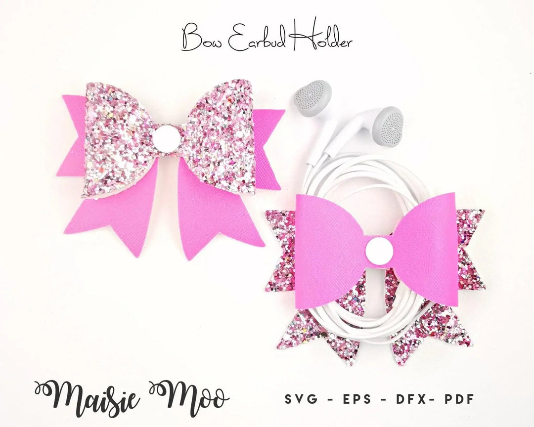 Bow Earbud Holder - Maisie Moo