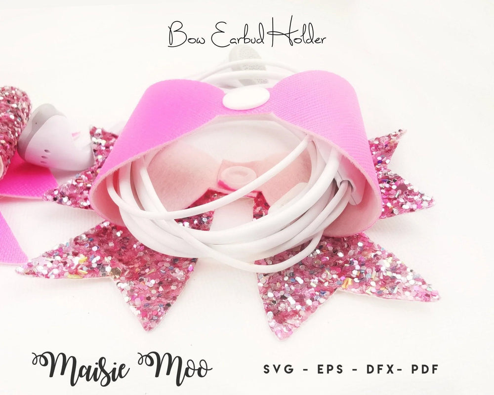 Bow Earbud Holder - Maisie Moo