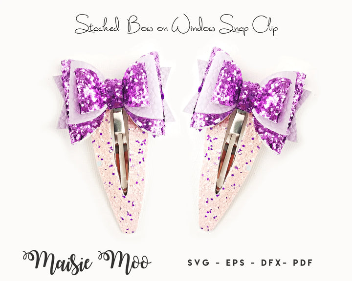Bow on Window Snap Clip - Maisie Moo