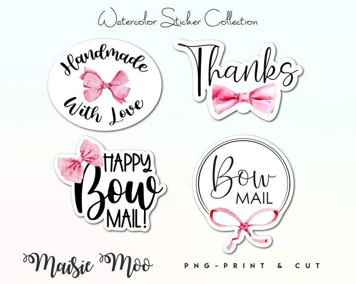 Bow Stickers - Maisie Moo