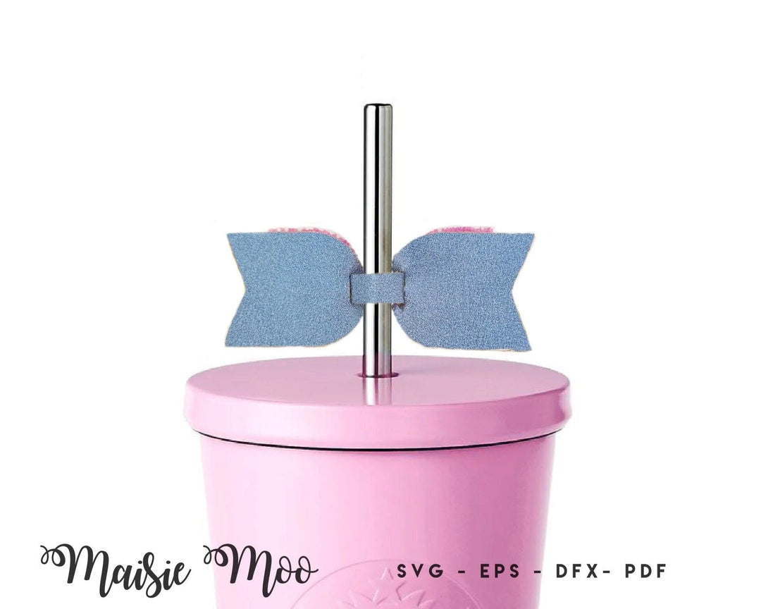 Bow Straw Topper - Maisie Moo