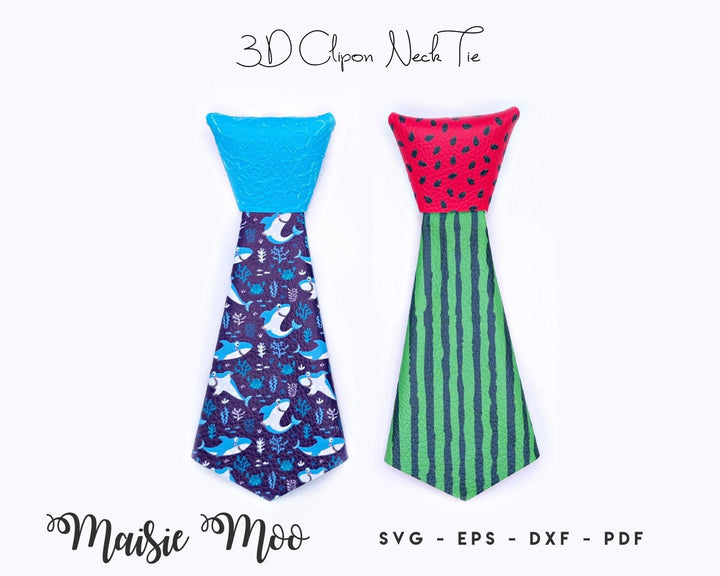 Boys 3D Neck Tie - Maisie Moo