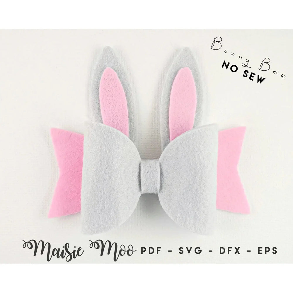 Bunny Ears Hair Bow - Maisie Moo