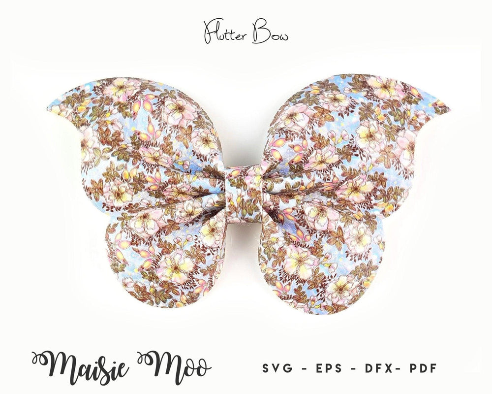 Butterfly Flutter Bow - Maisie Moo