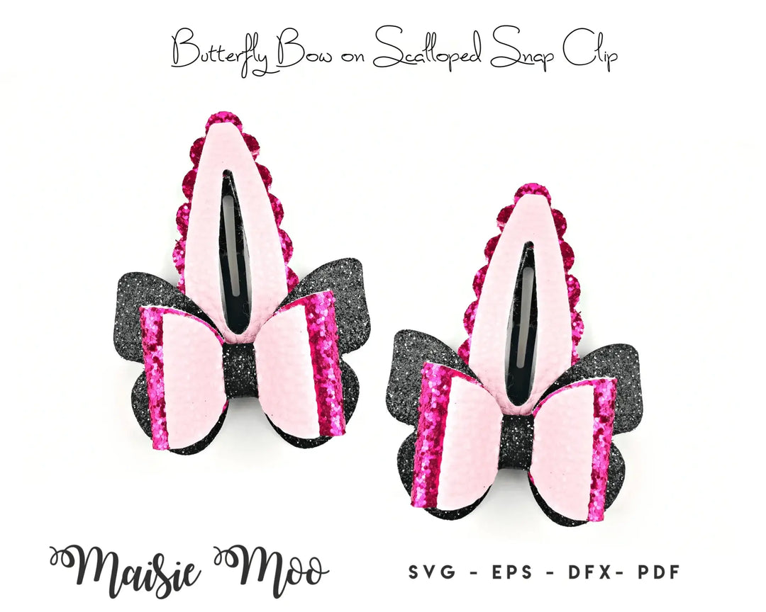 Butterfly Snap Clip - Maisie Moo