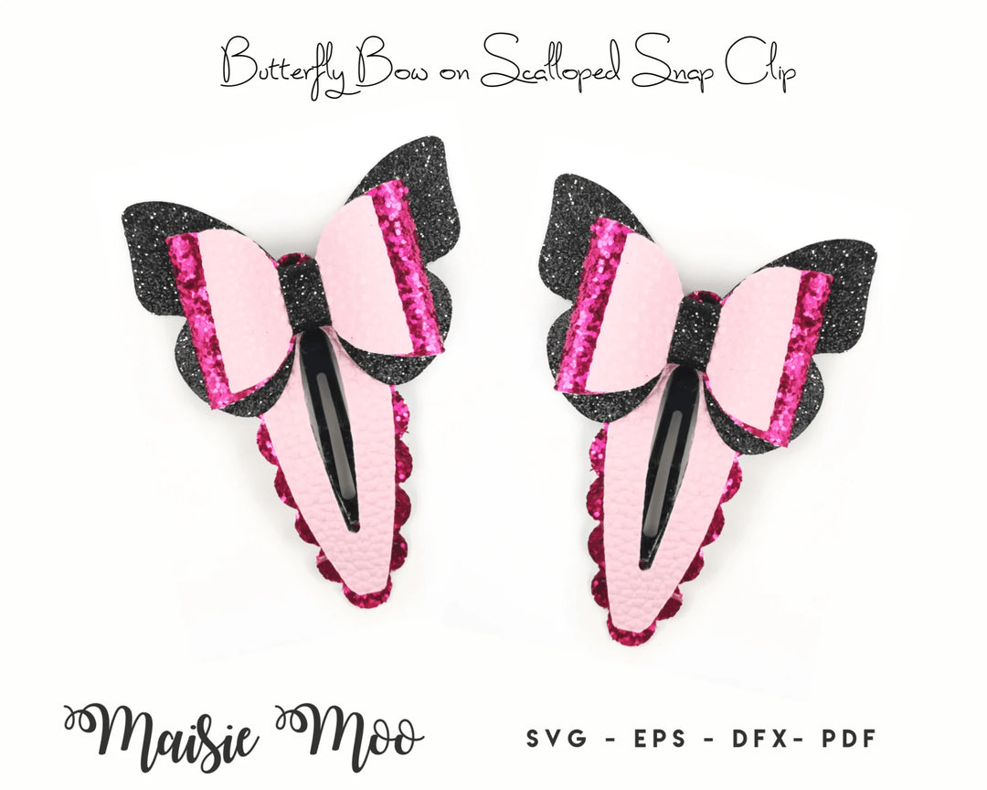 Butterfly Snap Clip - Maisie Moo