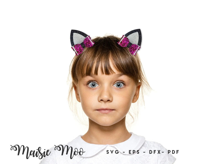 Cat Ears Headband & Hair Clip - Maisie Moo