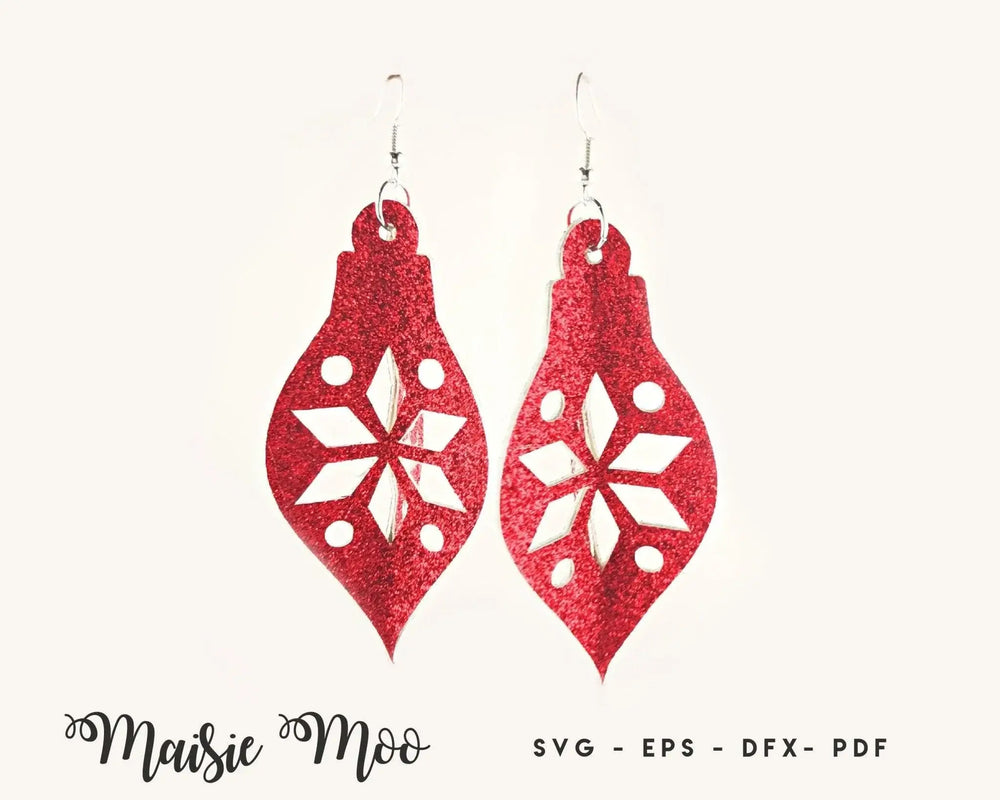 Christmas Bauble 3D Earring Collection - Maisie Moo