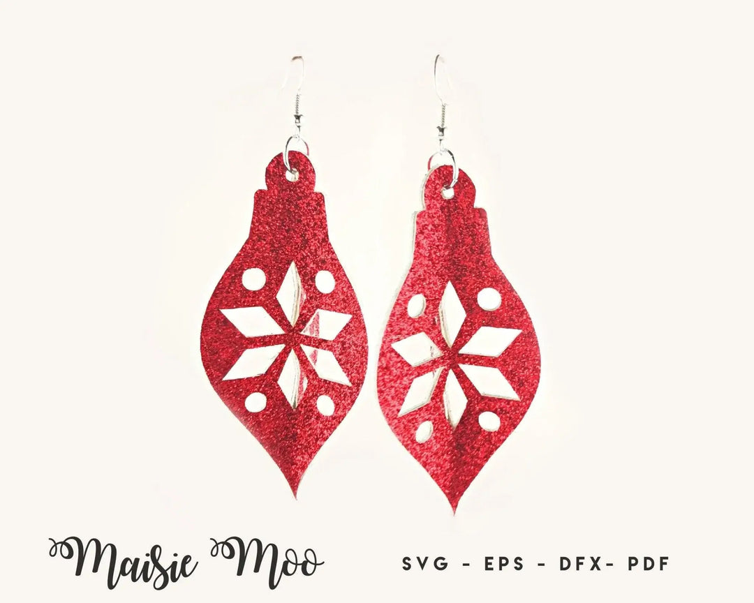 Christmas Bauble 3D Earring Collection - Maisie Moo
