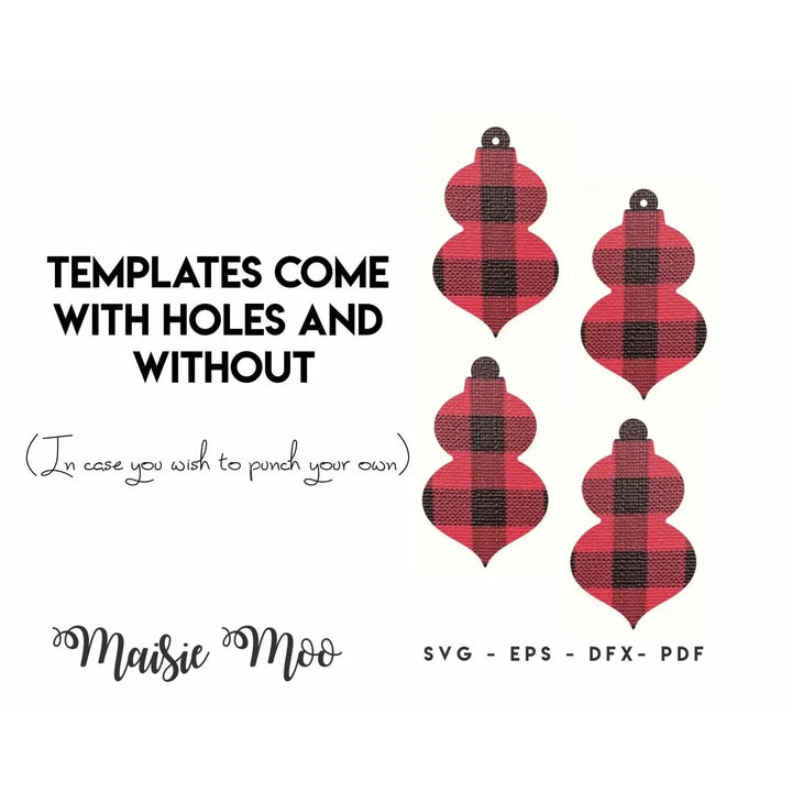 Christmas Bauble Earring Collection - Maisie Moo