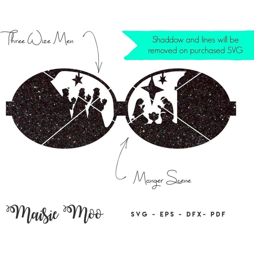 Christmas Nativity Bow - Maisie Moo