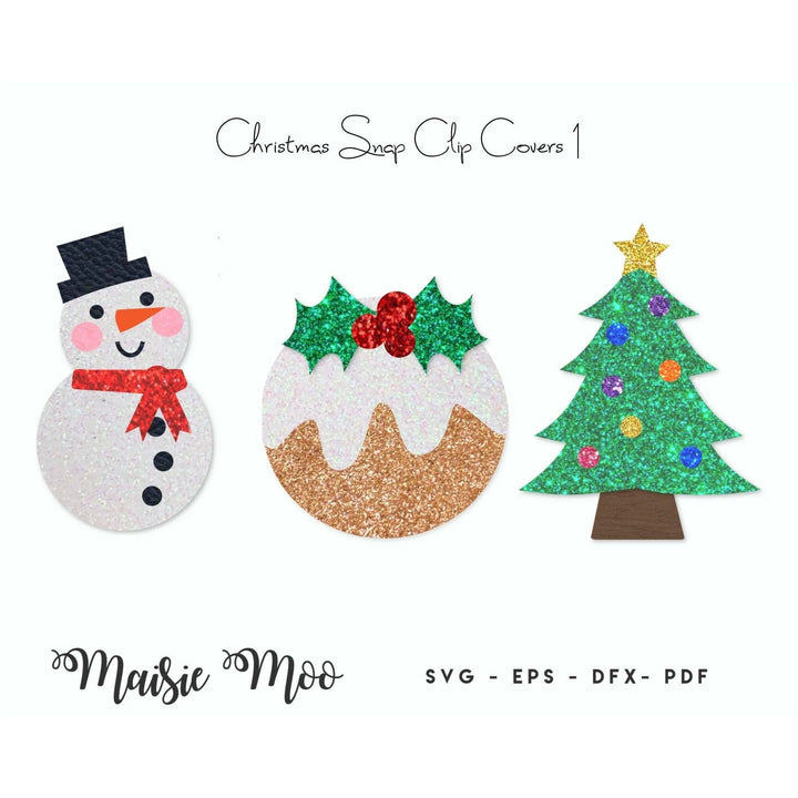 Christmas Snap Clips - Maisie Moo