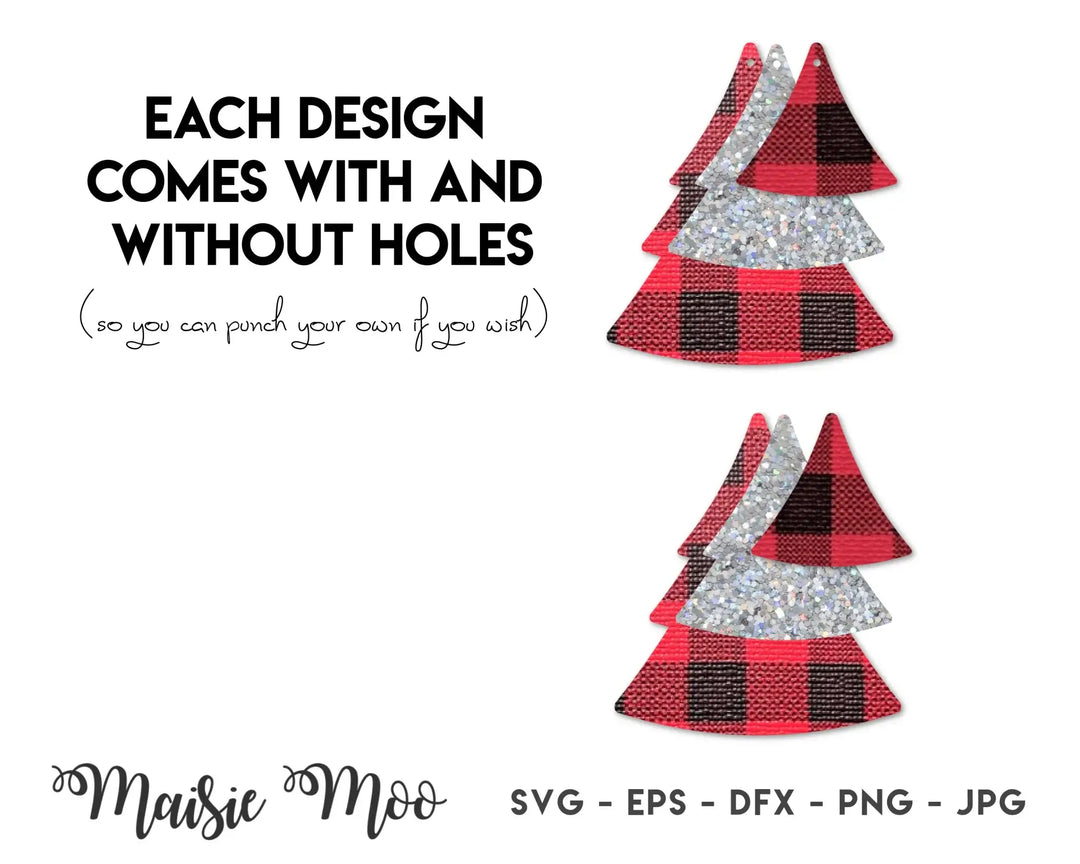 Christmas Tree Earrings Collection - Maisie Moo