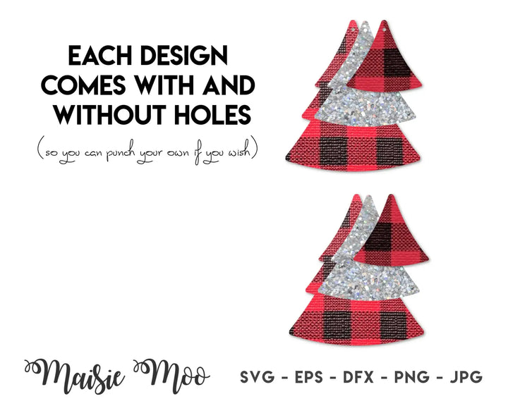 Christmas Tree Earrings Collection - Maisie Moo