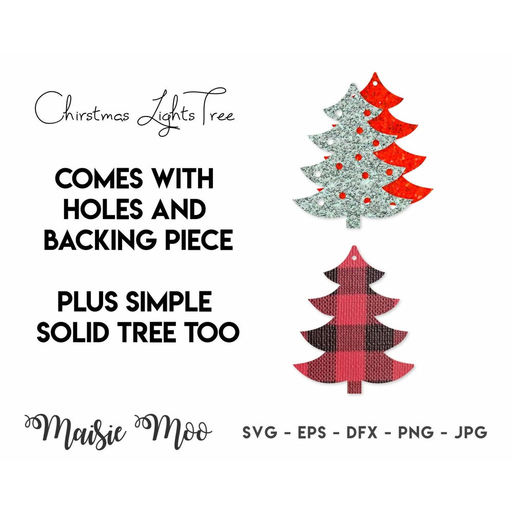 Christmas Tree Earrings - Maisie Moo