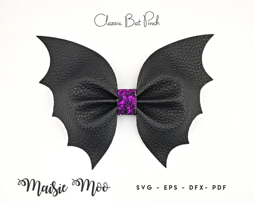 Classic Bat Pinch Bow - Maisie Moo