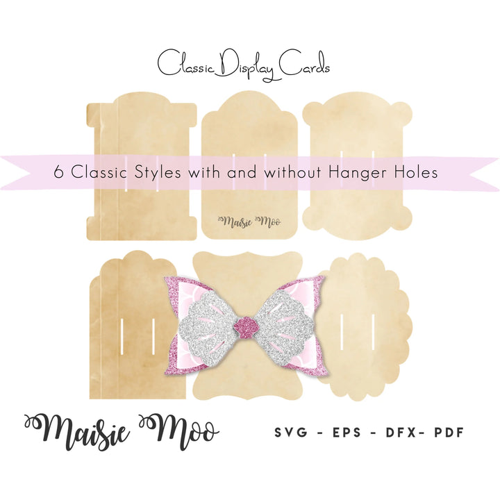 Classic Display Cards for Hair Bows - Maisie Moo