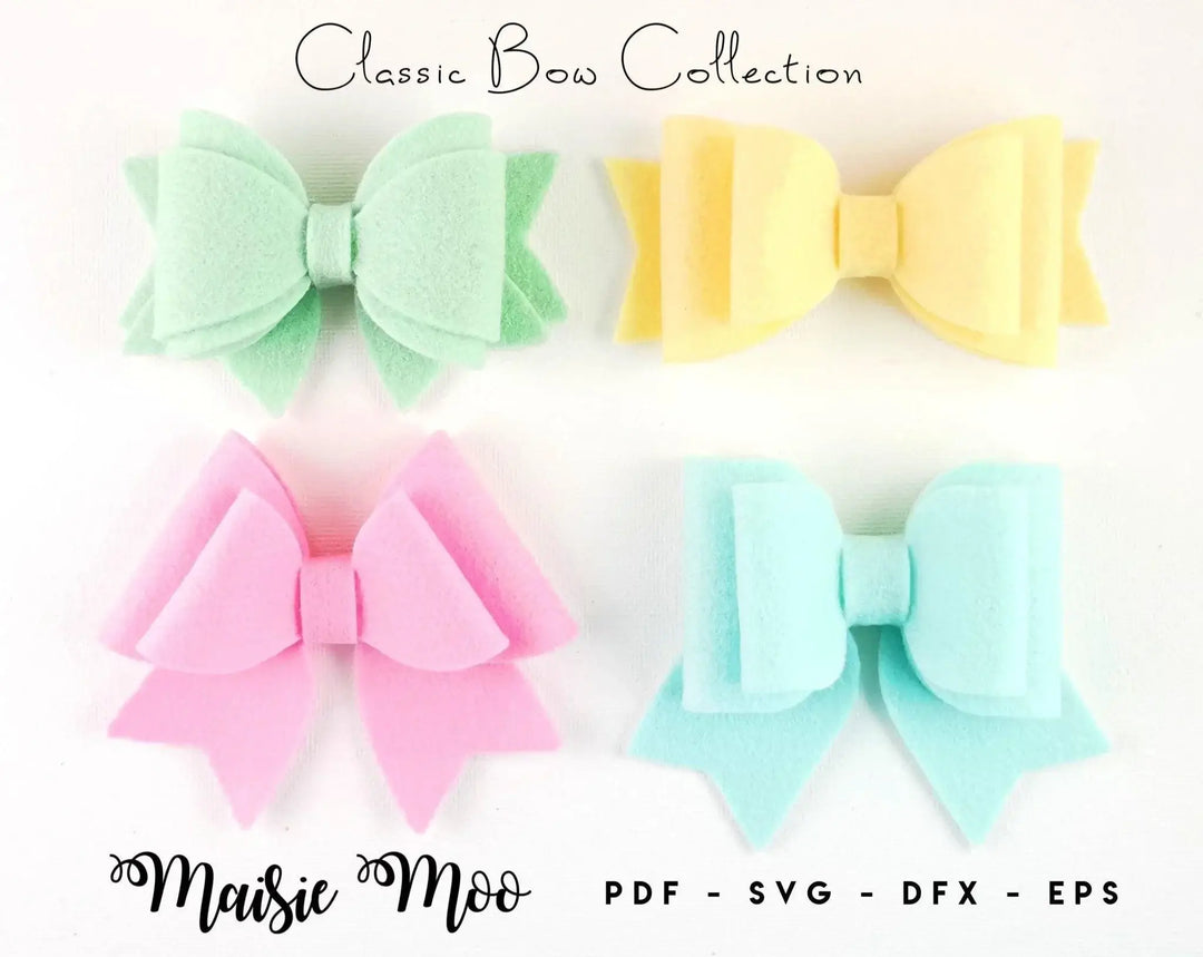 Classic Hair Bow Collection - Maisie Moo