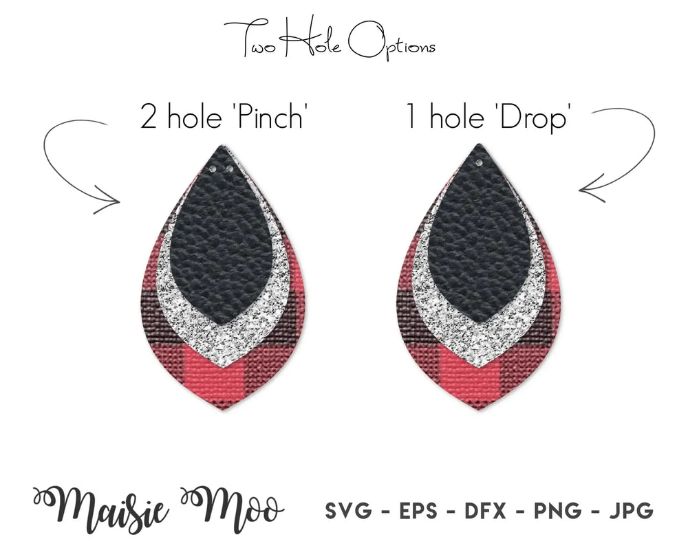 Classic Leaf Stacked Earring Collection - Maisie Moo