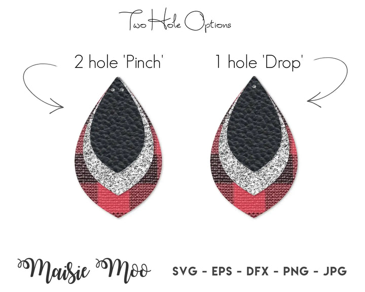 Classic Leaf Stacked Earring Collection - Maisie Moo