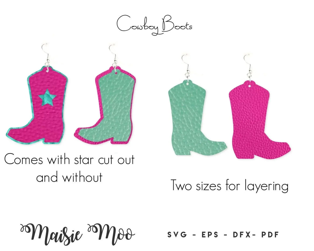 Cowgirl Western Earrings - Maisie Moo