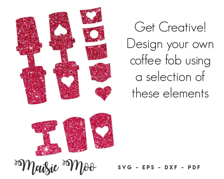 Coffee Key Fob - Maisie Moo