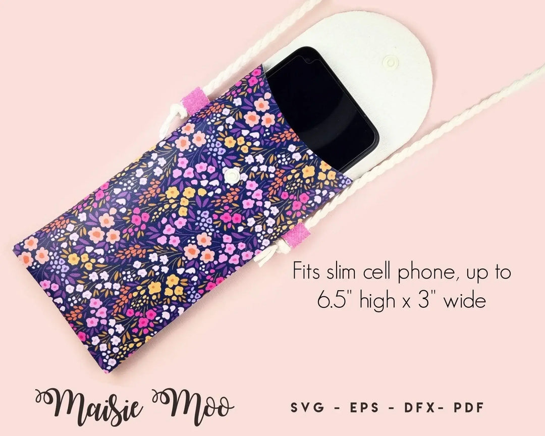 Curved Phone Pouch - Maisie Moo