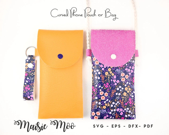 Curved Phone Pouch - Maisie Moo