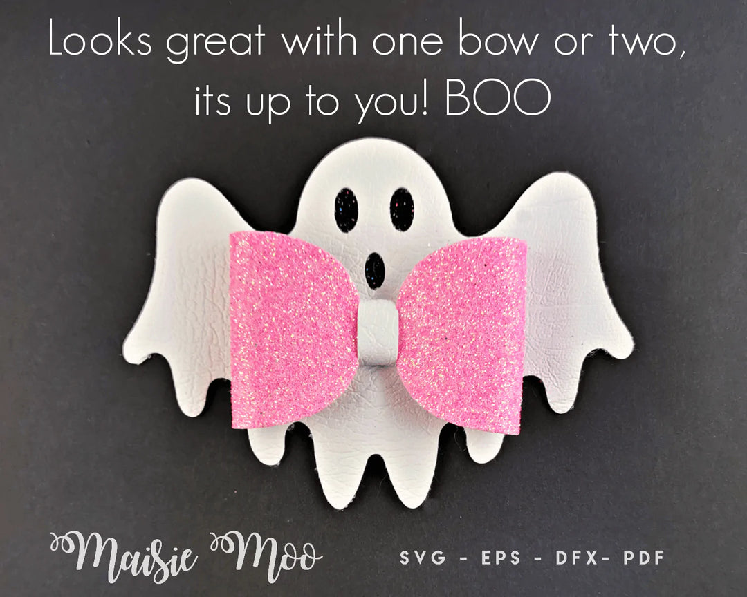 Cute Halloween Ghost Bow - Maisie Moo