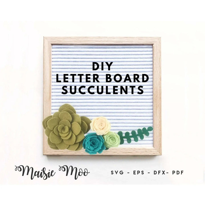 Felt Succulent Collection - Maisie Moo