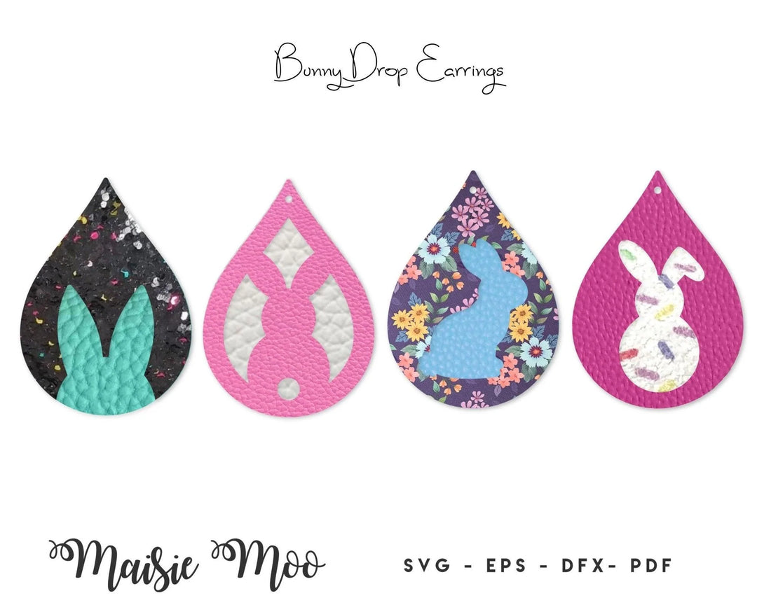 Easter Bunny Drop Earring Collection - Maisie Moo