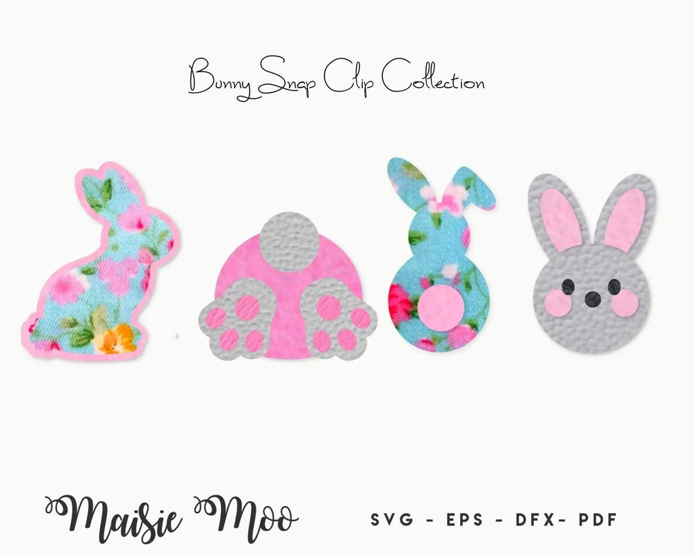 Easter Snap Clip - Bunny - Maisie Moo