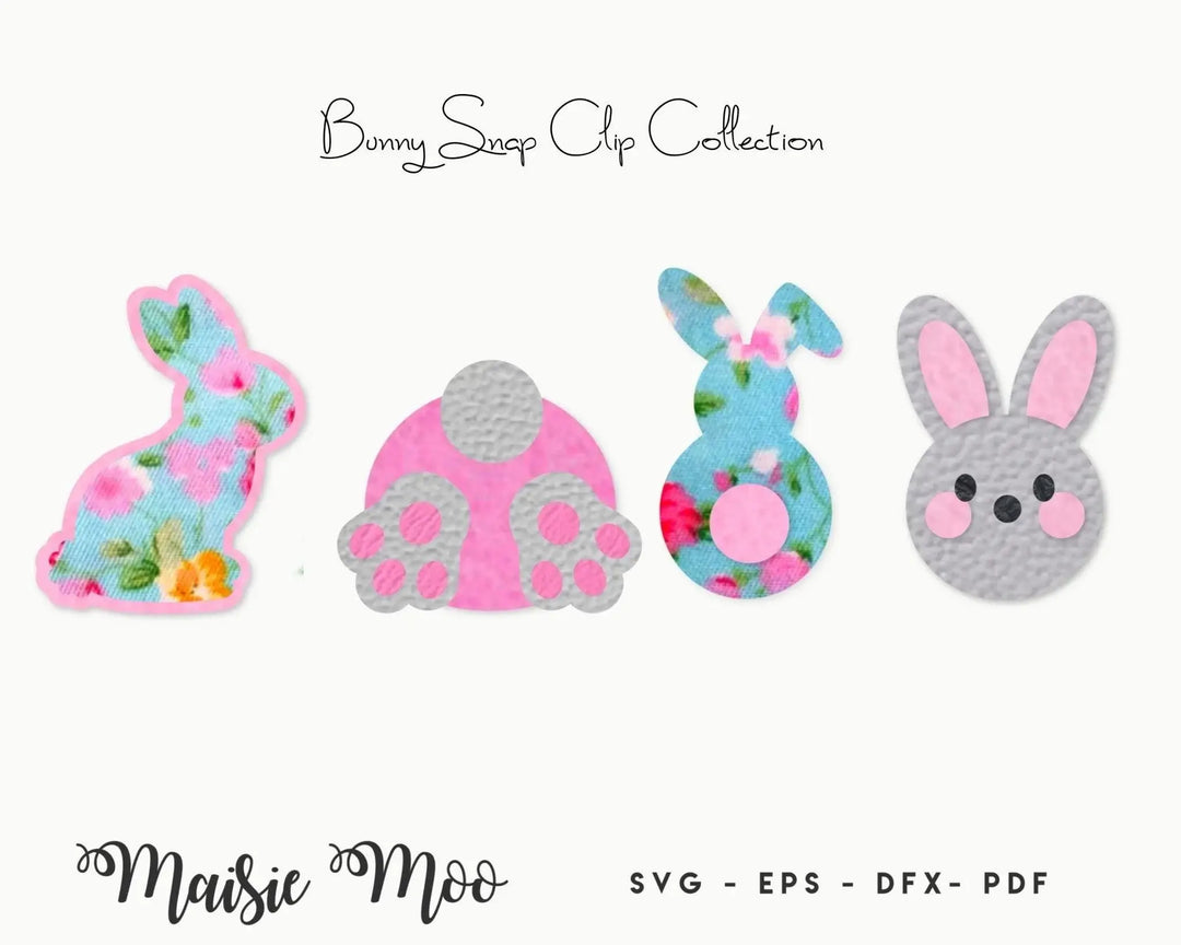 Easter Snap Clip - Bunny - Maisie Moo