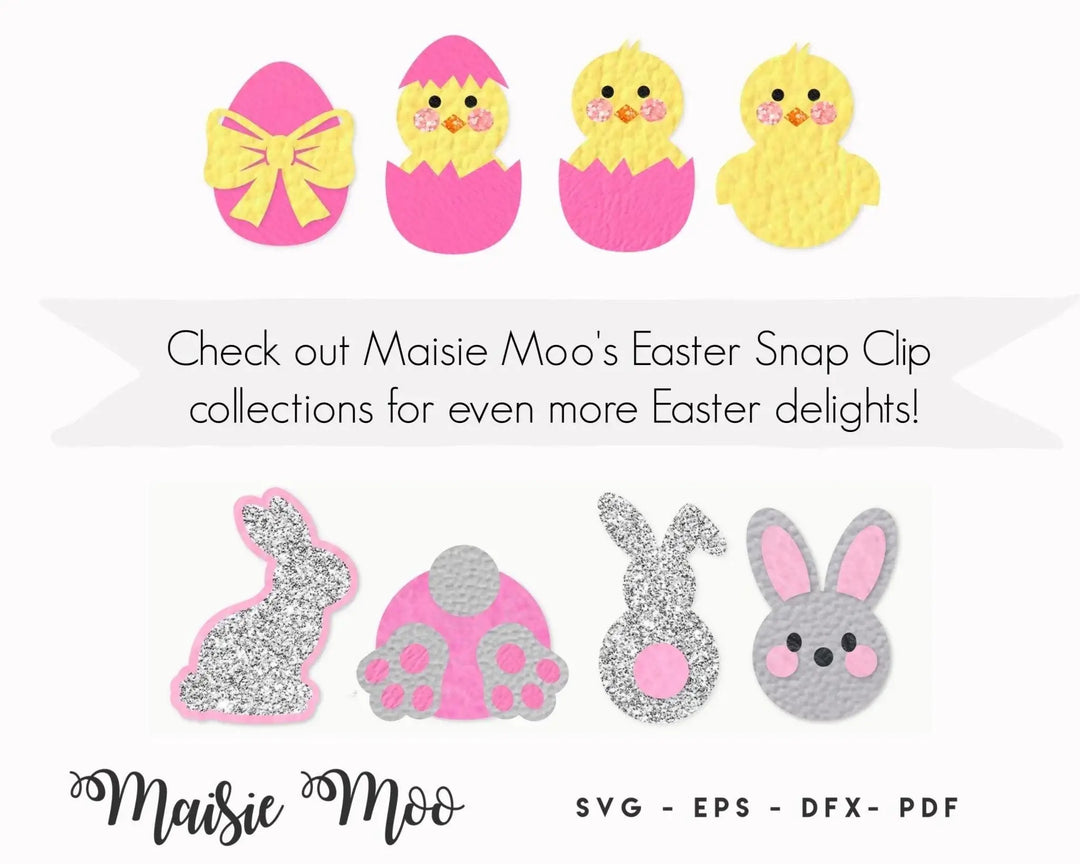 Easter Bunny Bow | Peek a Boo Bunny Bow - Maisie Moo