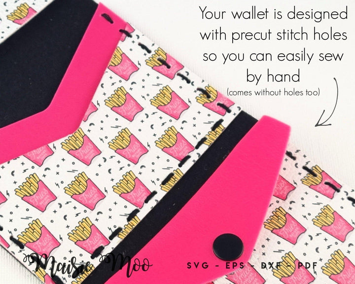 Easy Stitch Folded Pocket Wallet - Maisie Moo
