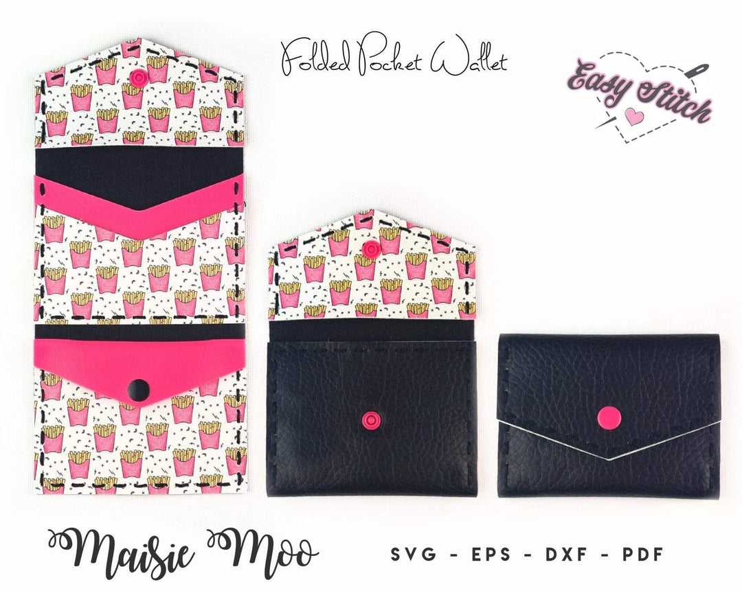 Easy Stitch Folded Pocket Wallet - Maisie Moo