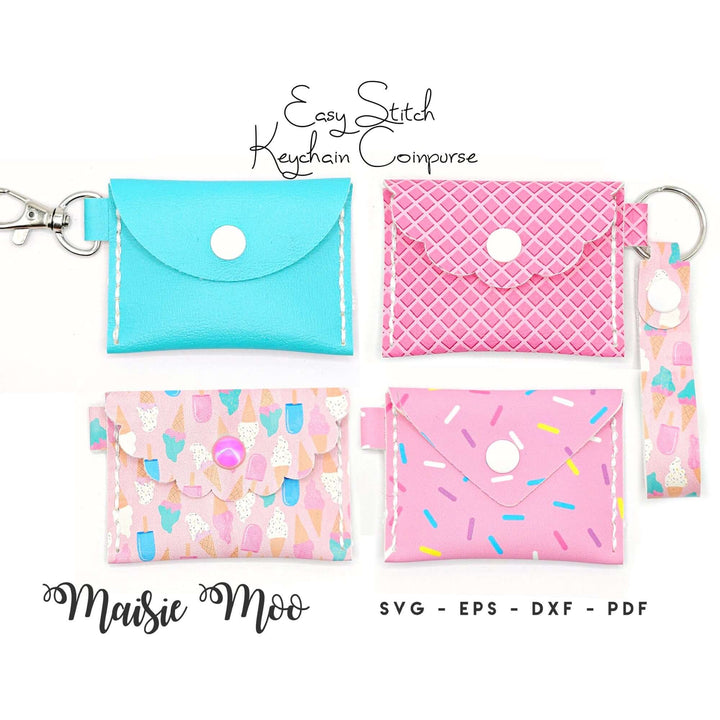 EasyStitch Keychain Coin Purse - Maisie Moo