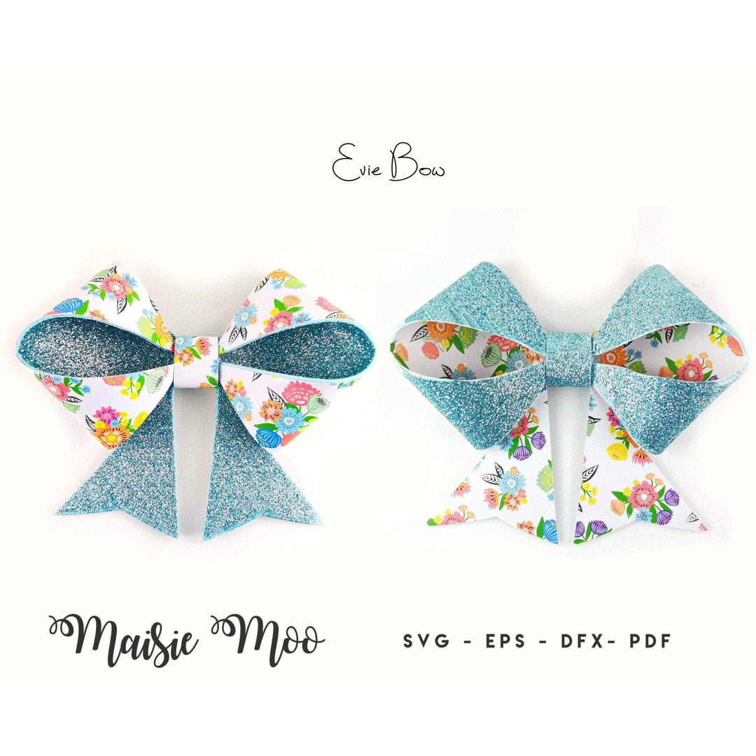 Evie Bow SVG Template - Folding Bow - Maisie Moo