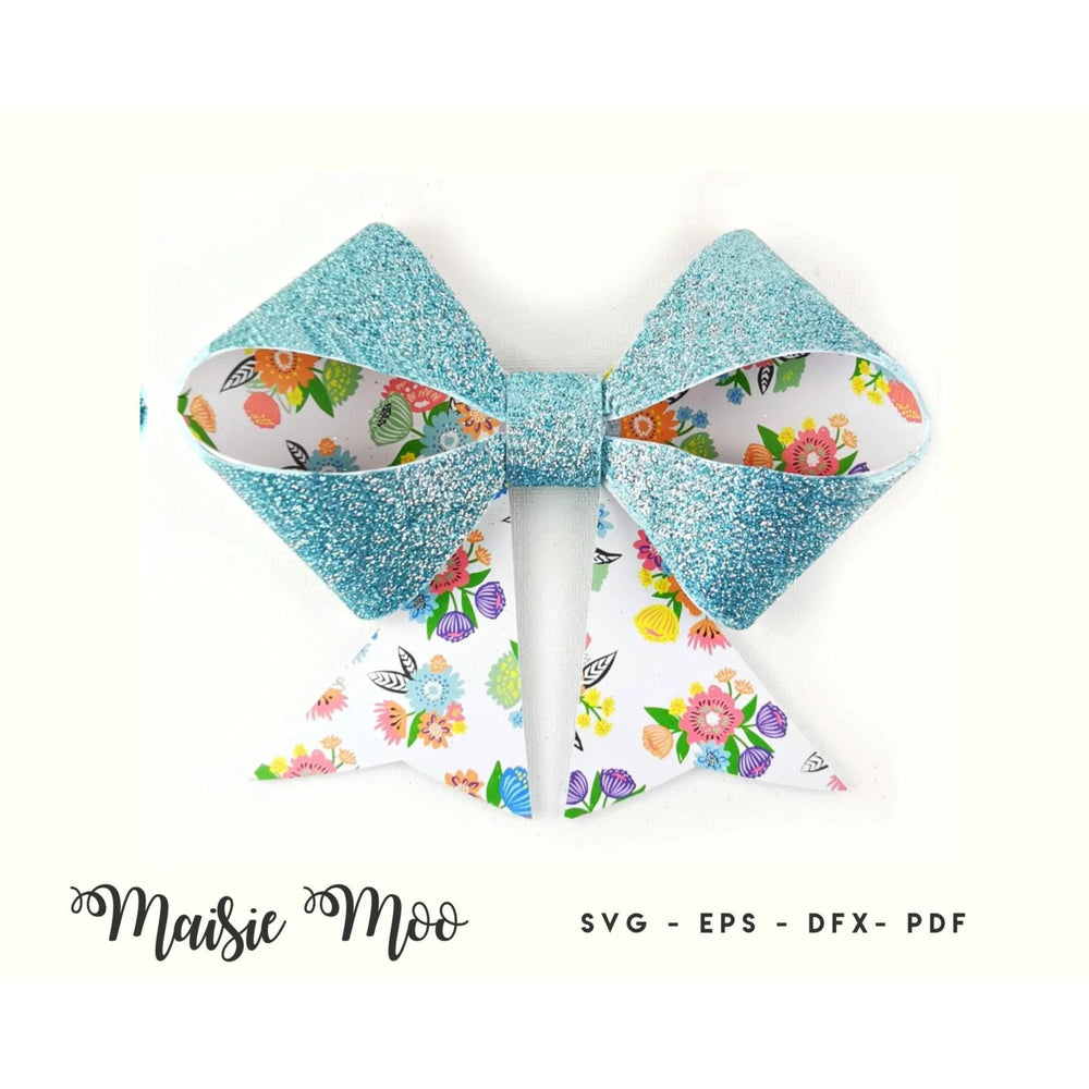 Evie Bow SVG Template - Folding Bow - Maisie Moo