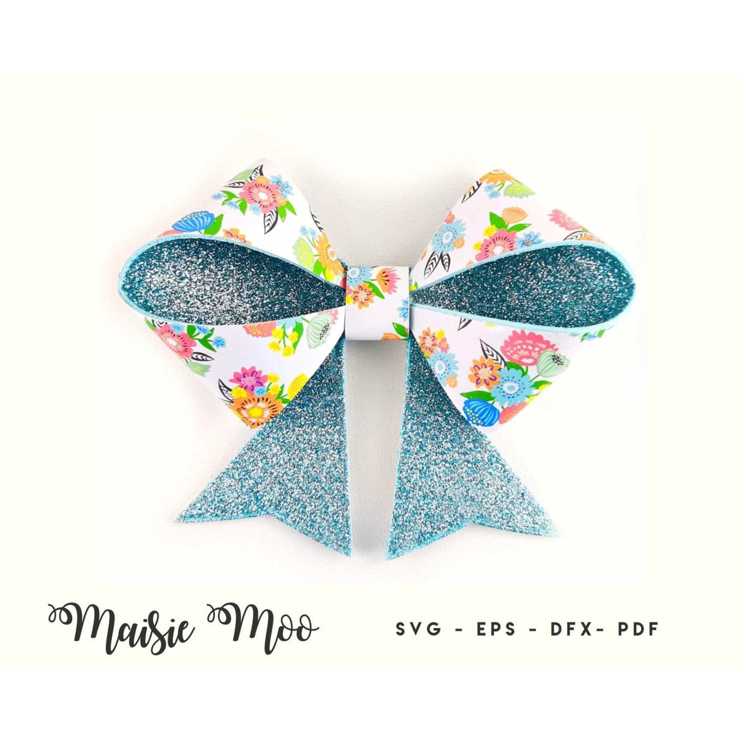 Evie Bow SVG Template - Folding Bow - Maisie Moo