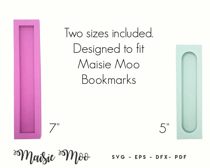 Faux Leather Bookmark Collection - Maisie Moo