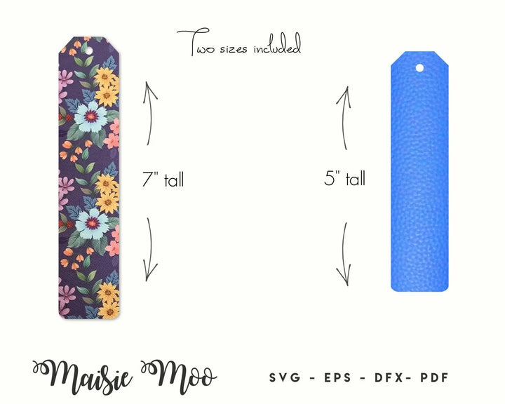 Faux Leather Bookmark Collection - Maisie Moo